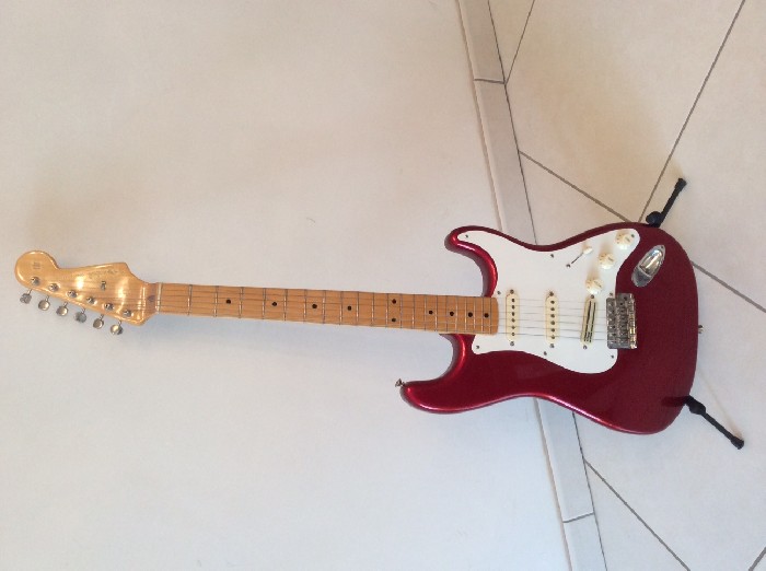 koelkast gras Merg Elektrisch Solid body Gitaar Fender Stratocaster USA HotRod 57 te koop
